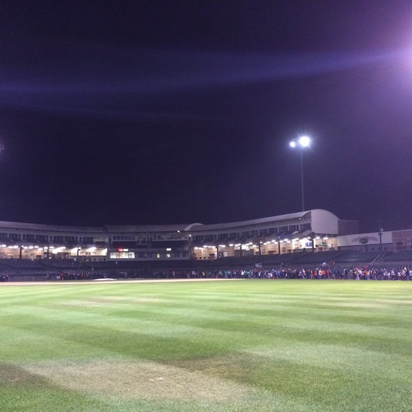 Photo taken at Fairfield Properties Ballpark by Patricia V. on 10/24/2015
