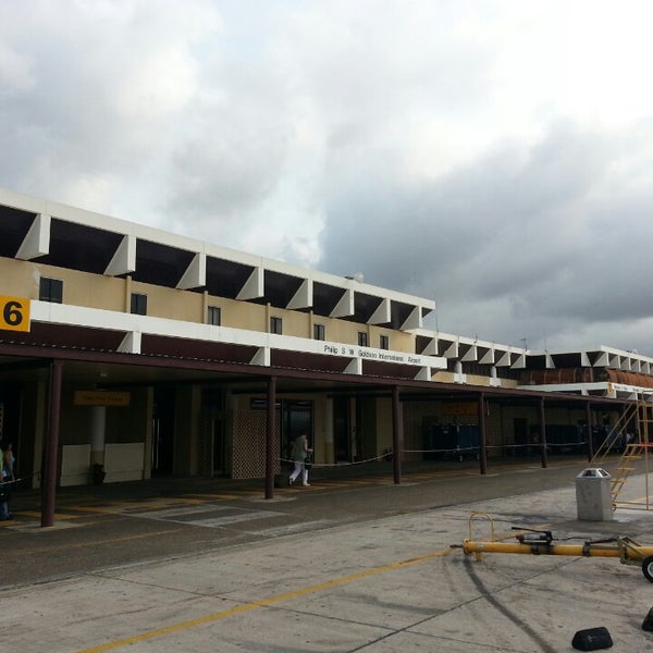 Photo taken at Philip S.W. Goldson International Airport (BZE) by Emir E. on 5/23/2013