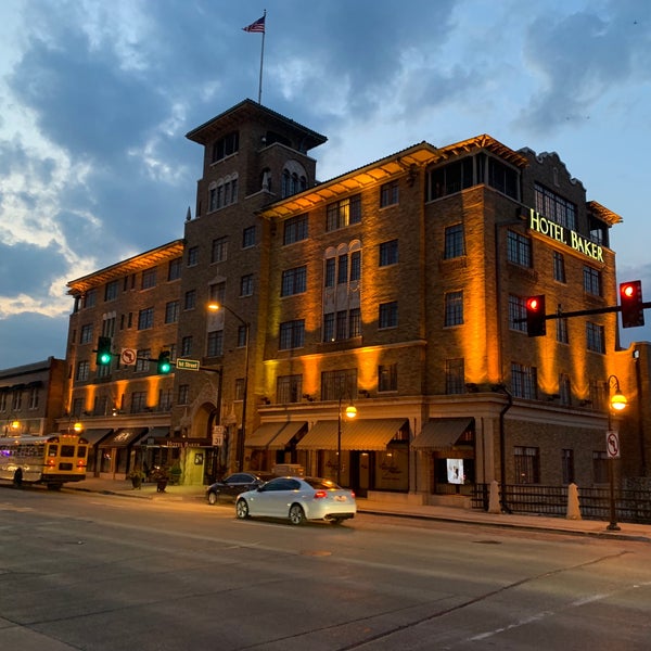 Listed on the National Register of Historic Places, the hotel has been serving guests since 1928. Gorgeous interior and nice little bar inside.