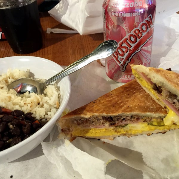 The Cubano is one of my favorite sandwiches in the city, be sure to order black beans and white rice on the side.
