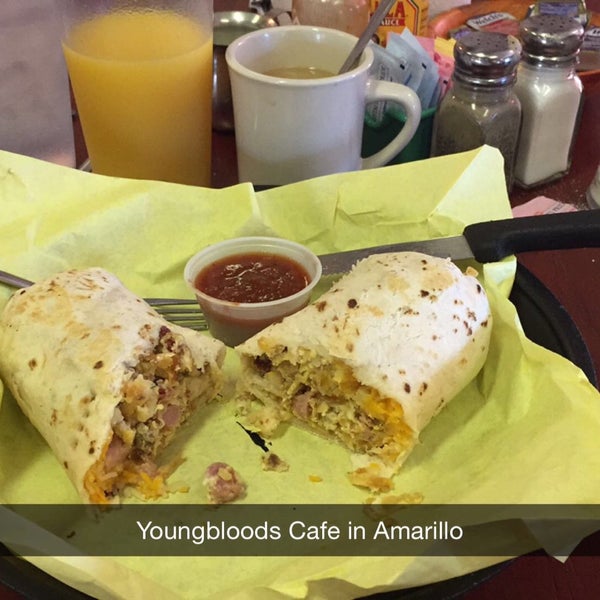 Photo taken at Youngblood&#39;s Cafe by Erik R. on 7/20/2015