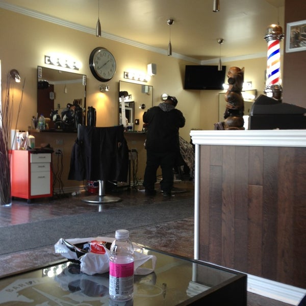 Photo taken at G&amp;G Barbershop by Adrian I. on 1/26/2013