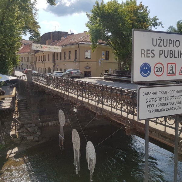 Foto tomada en Užupio tiltas | Užupis bridge  por Louis C. el 7/19/2019