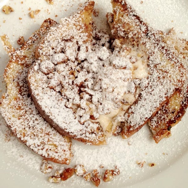 Praline French toast is amazing ! Split this and the Lowcountry Benedict with another and it was the perfect amount of savory and sweet!!! This is also the first tip I've ever left, it was THAT good!