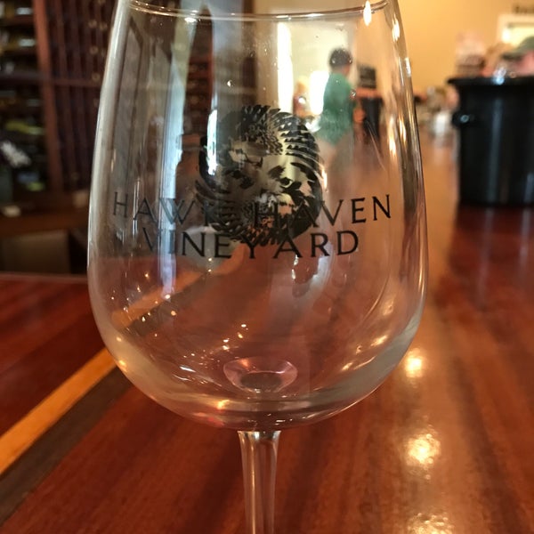 Photo taken at Hawk Haven Winery by Andrew B. on 8/8/2017