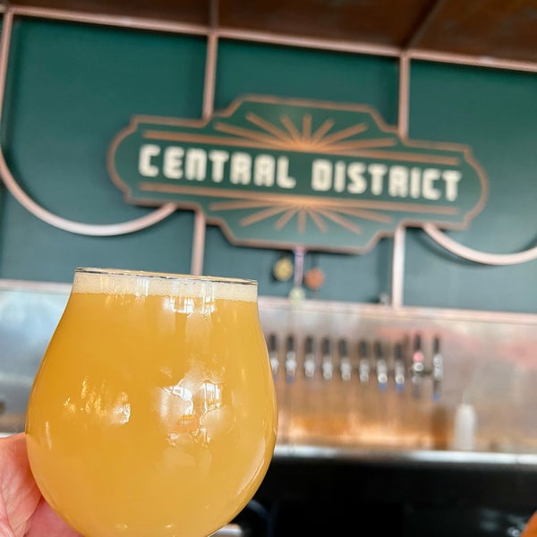 Photo taken at Central District Brewing by Ruben V. on 4/16/2022