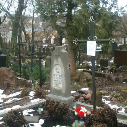 Photo taken at Bernardine Cemetery by Aleksei P. on 1/4/2013
