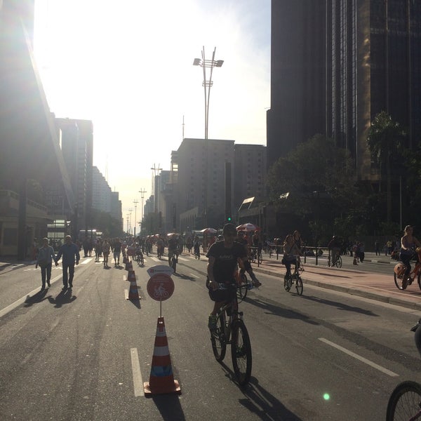 Photo taken at Paulista Avenue by Marcio H. on 6/28/2015