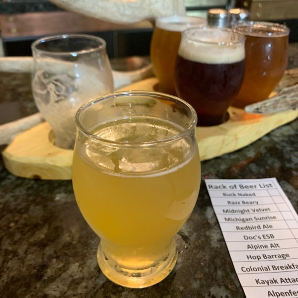 Photo taken at Big Buck Brewery &amp; Steakhouse by Chad W. on 9/5/2019
