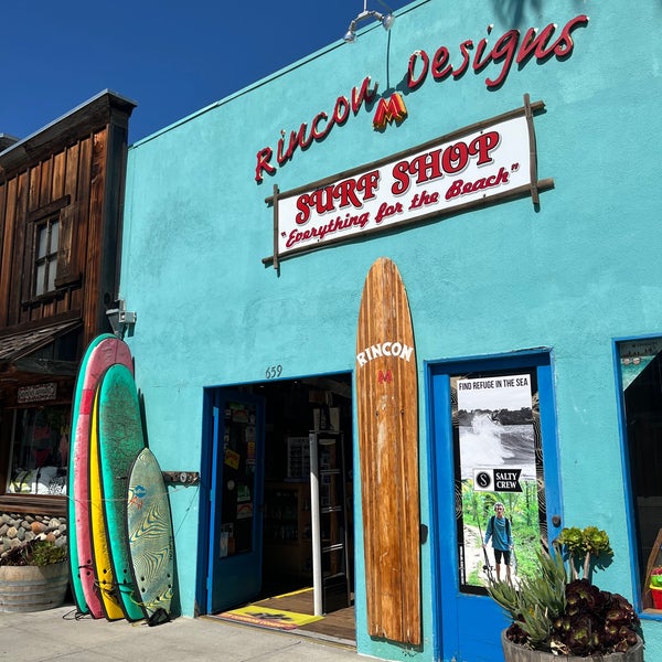 Rincon Designs Surf Shop Board Store in Downtown Carpinteria