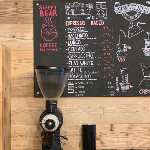 Photo taken at Sleepy Bear Coffee by Dante C. on 9/19/2019