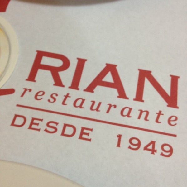 Photo taken at Rian Restaurante by Jackson B. on 1/9/2014