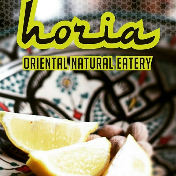 Photo taken at Horia - Oriental Natural Eatery by Christophe D. on 6/19/2016