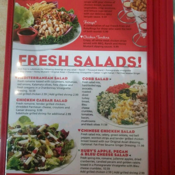 Pta Restaurant Night At Ruby S 5 9pm Iusd Org