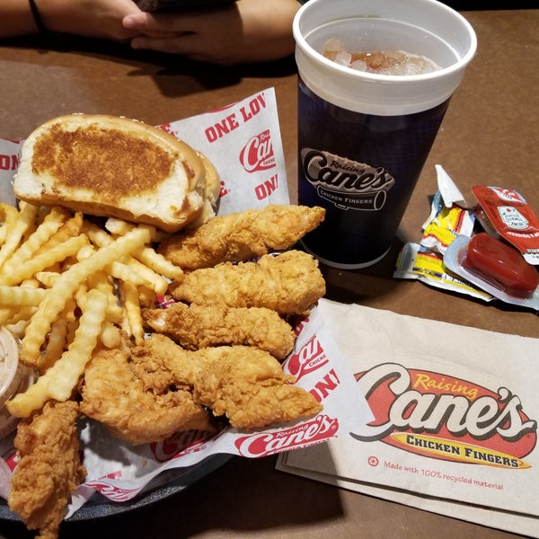 Photo taken at Raising Cane&#39;s Chicken Fingers by J L. on 10/26/2018