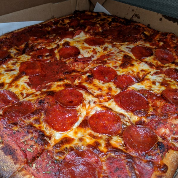 Photo taken at Santillo&#39;s Brick Oven Pizza by J L. on 4/28/2019