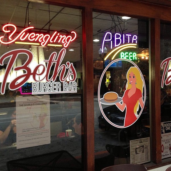 Photo taken at Beth&#39;s Burger Bar by John R. on 3/12/2013
