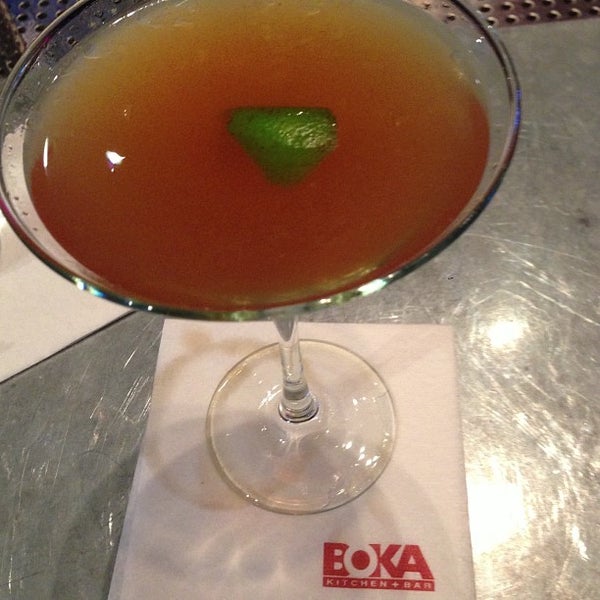 Photo taken at BOKA Restaurant + Bar by Dave P. on 5/15/2013