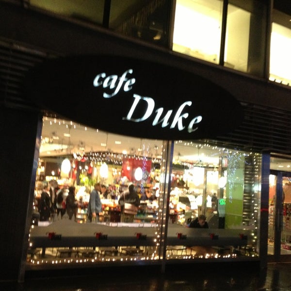 Photo taken at Café Duke by Scott F. on 12/7/2013