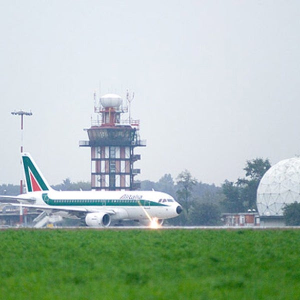 Photo taken at Milan Linate Airport (LIN) by Daniel C. on 11/13/2015