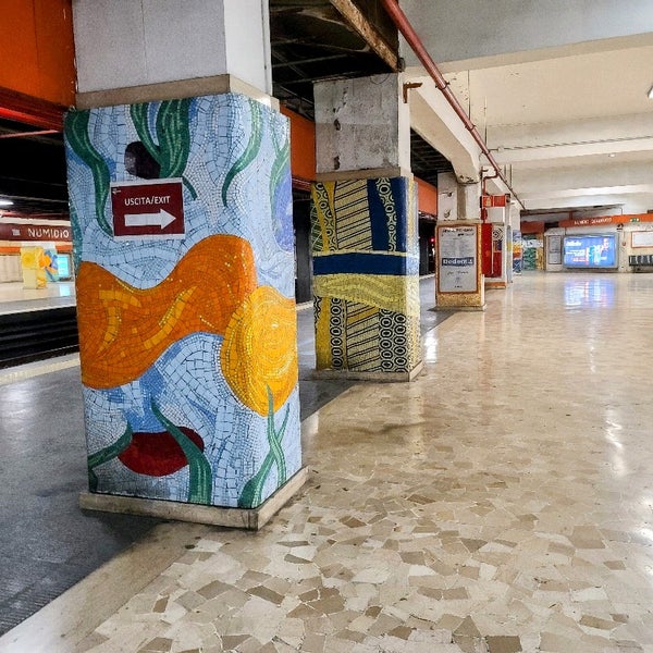 Metro Numidio Quadrato (MA) Metro Station in Don Bosco