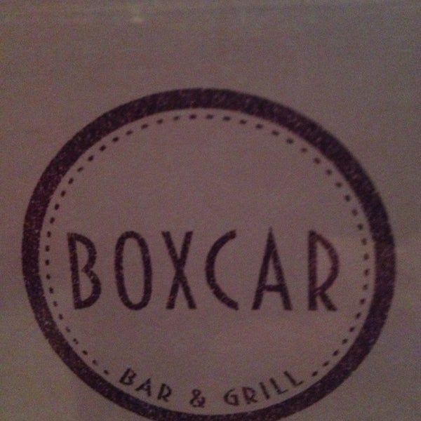 Photo taken at Boxcar Bar &amp; Grill by Caroline G. on 3/21/2013