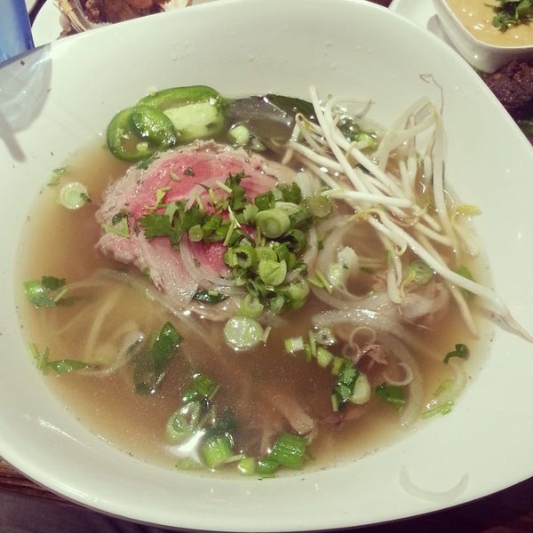 Decent pho option in College Park, I recommend the Pho D'Lite (tai, nam gau, sach).