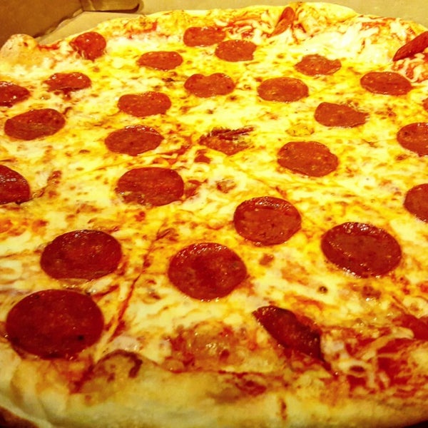 Forget getting a slice of pizza order a whole pie of pepperoni at this go-to late night pizza joint.