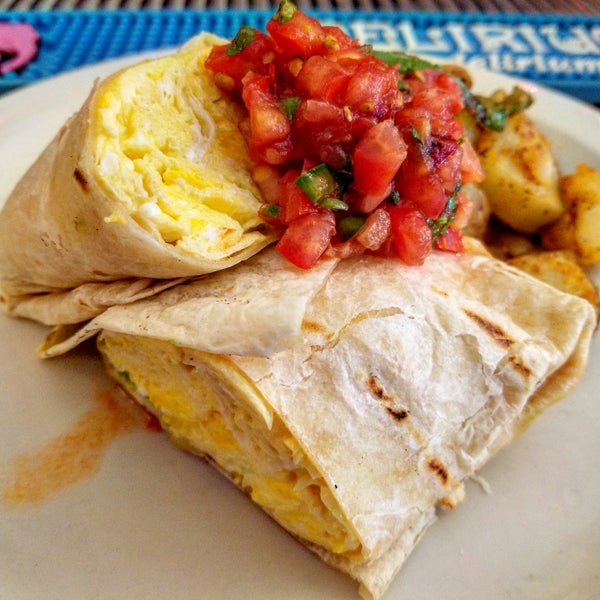 They're open early for Premier League matches and their Breakfast Burrito really hits the spot: light and airy eggs along with slices of creamy avocado and topped with a tasty chipotle salsa.