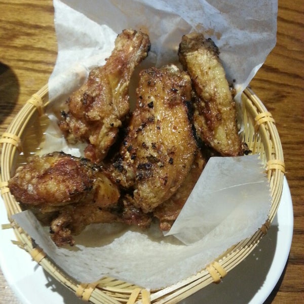 The crispy butter wings are a great appetizer for your meal.