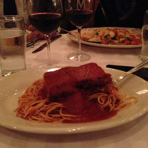 Photo taken at Maggiano&#39;s Little Italy by Ebru G. on 5/10/2013