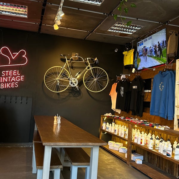 Steel vintage bike cafe sale