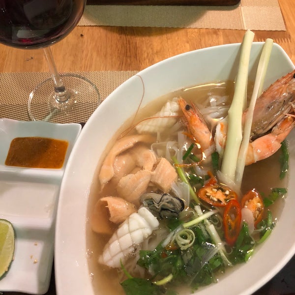 It is absolutely amazing. Seafood soup and spring rolls ❤️better you make a reservation
