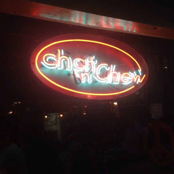 Photo taken at Chat &#39;n Chew by Datra M. on 6/28/2014