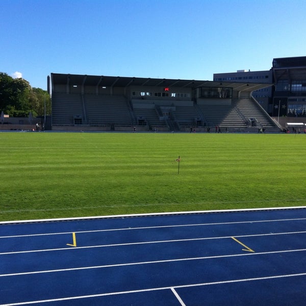 Photo taken at Østerbro Stadion by Morten J. on 5/23/2013