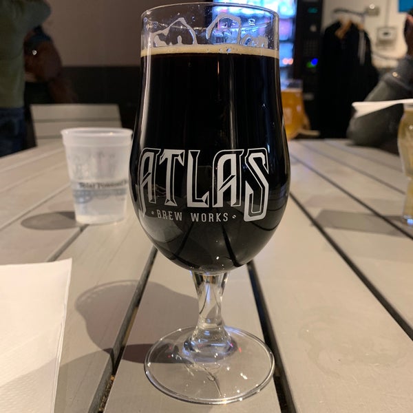Photo taken at Atlas Brew Works by Stacey on 11/23/2019