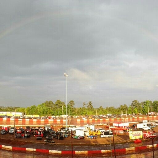 Photo taken at Dixie Speedway Home of the Champions by Lisa C. on 5/18/2014