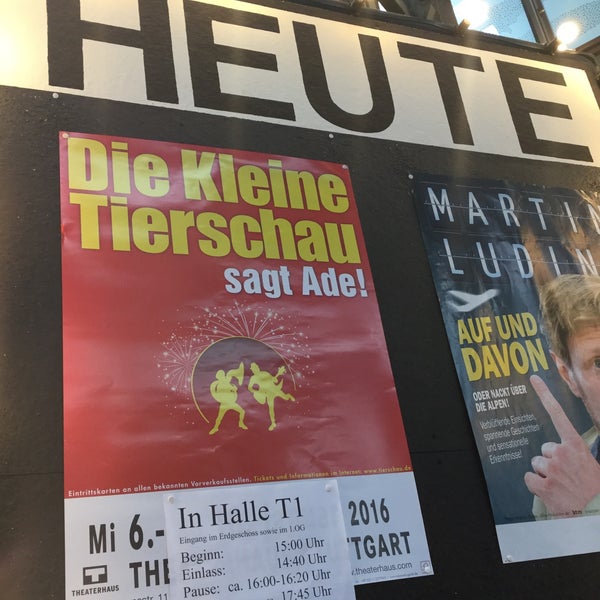Photo taken at Theaterhaus Stuttgart by Jörg L. on 1/10/2016