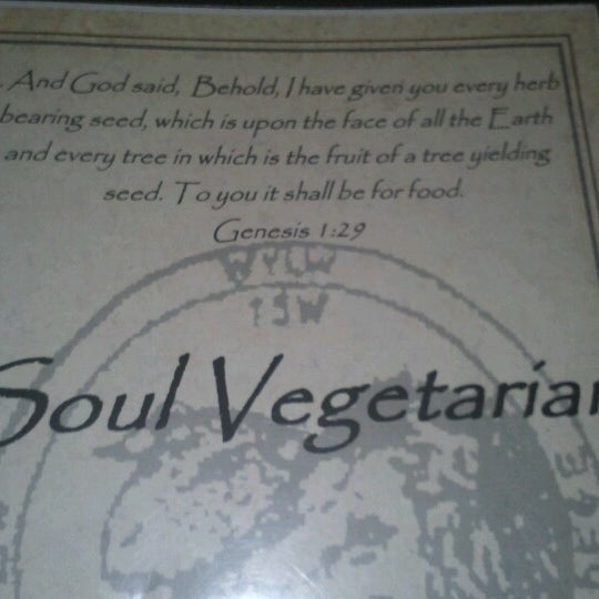 Photo taken at Soul Vegetarian No. 2 by Jessep S. on 1/23/2013