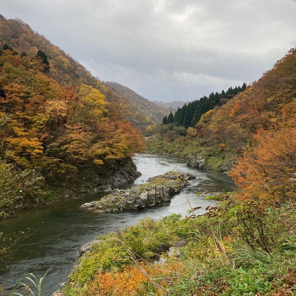 赤芝峡 小国町 山形県