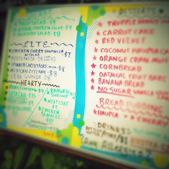 Not Just Desserts Café in Downtown Honolulu