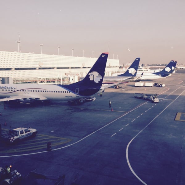 Photo taken at Mexico City Benito Juárez International Airport (MEX) by ENRIQUE H. on 5/19/2015