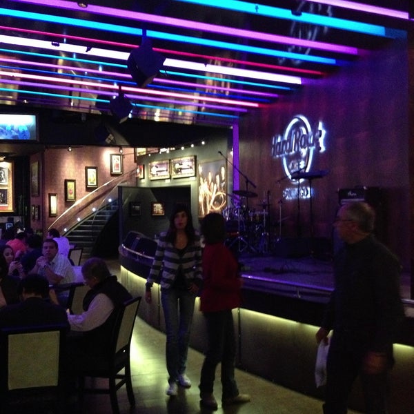 Photo taken at Hard Rock Cafe Santiago by Francisco M. on 4/20/2013