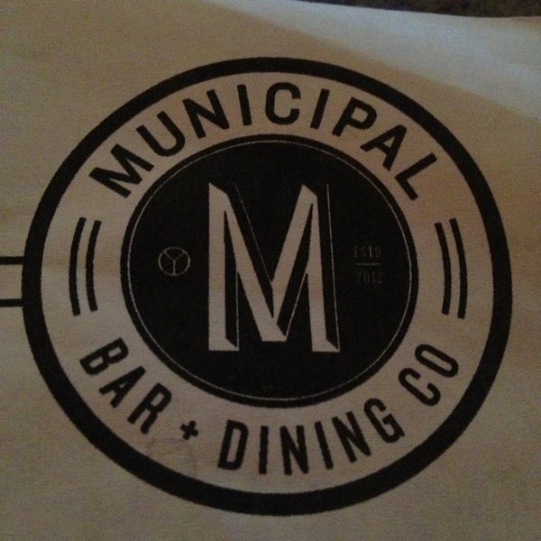 Photo taken at Municipal Bar + Dining Co. by Luis A. on 1/7/2013