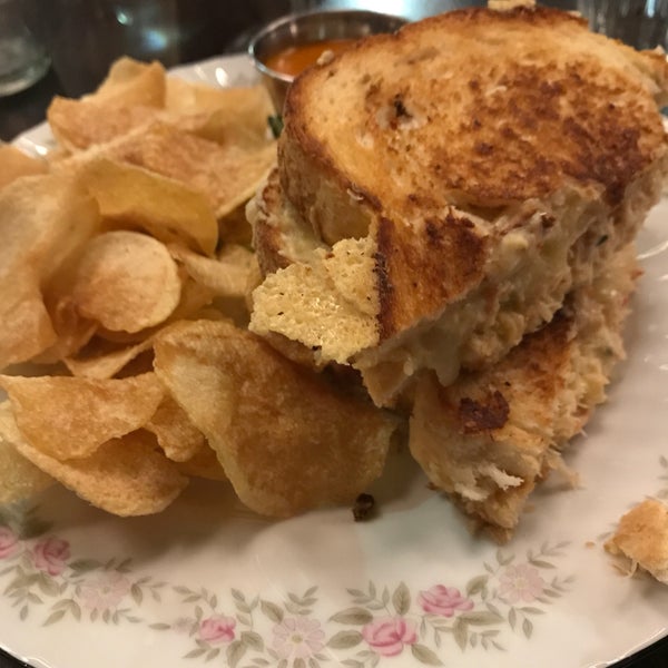 The crab grilled cheese is heaven.