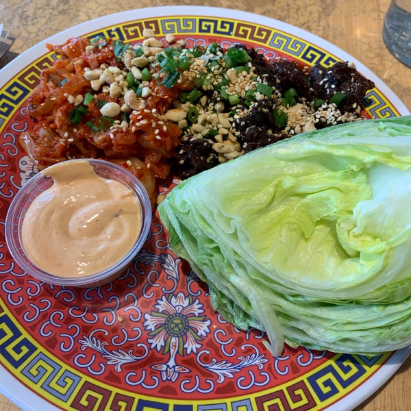 D.I.Y. Lettuce wraps. Fun and delicious.
