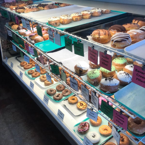 Photo taken at Julie Darling Donuts by Kristen A. on 10/1/2018
