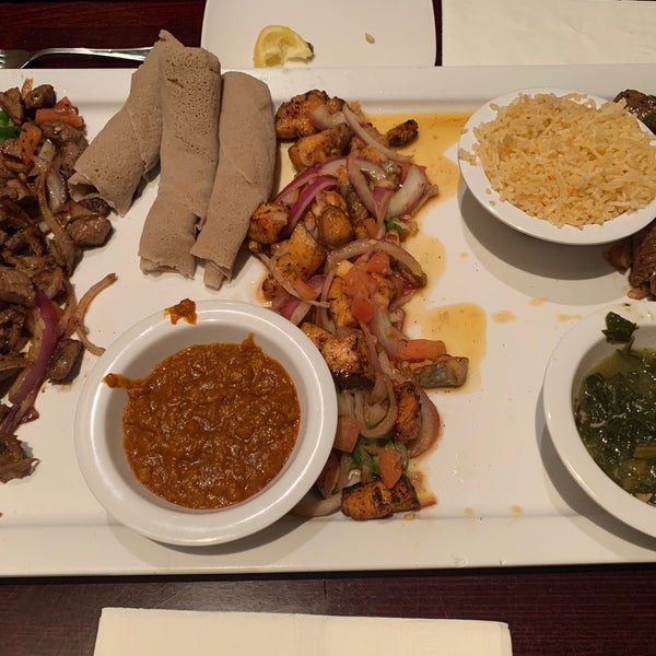 Photo taken at Desta Ethiopian Kitchen by Rhonda V. on 2/29/2020