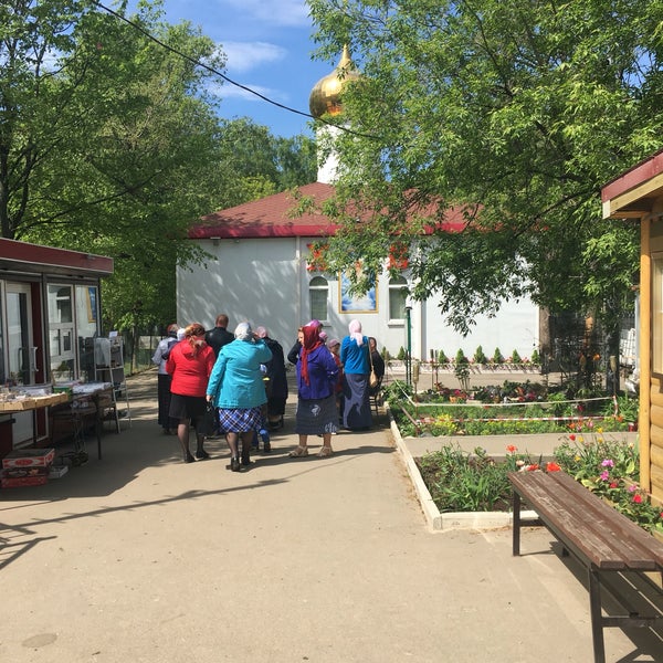 Храм Матроны поселок здравница