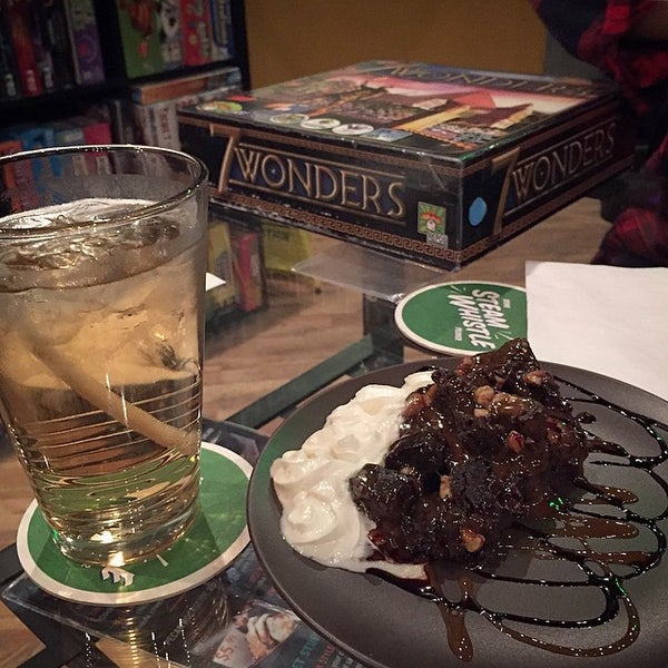 Photo taken at The Loft Board Game Lounge by Laura N. on 2/28/2015